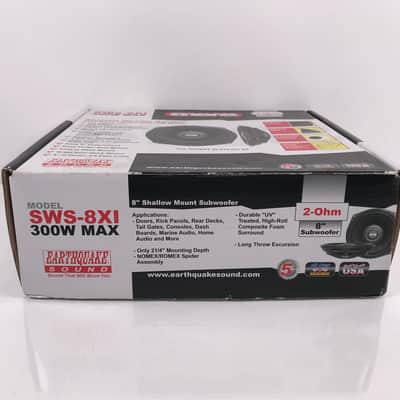 Earthquake Sound SWS-8XI 8” Shallow Subwoofer (New) image 3