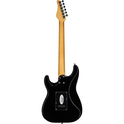 Schecter MV-6 Electric Guitar, with Maple Fingerboard, Gloss Black image 3