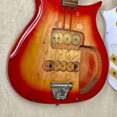 Vintage 1960's Rickenbacker Model 425 Guitar Project Husk for Restoration Repair image 2