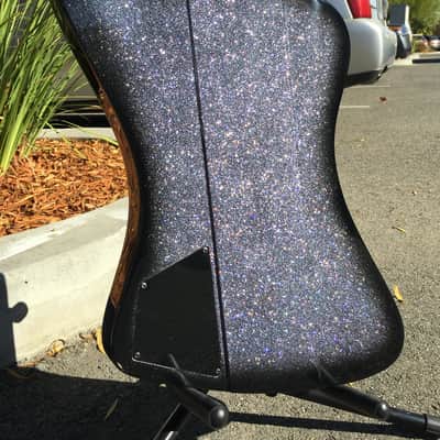 Bell & Hern Custom "Thunderdome" Set Neck 4 String Industrial Sparkle Bass - Heavy Sixx Vibes image 13