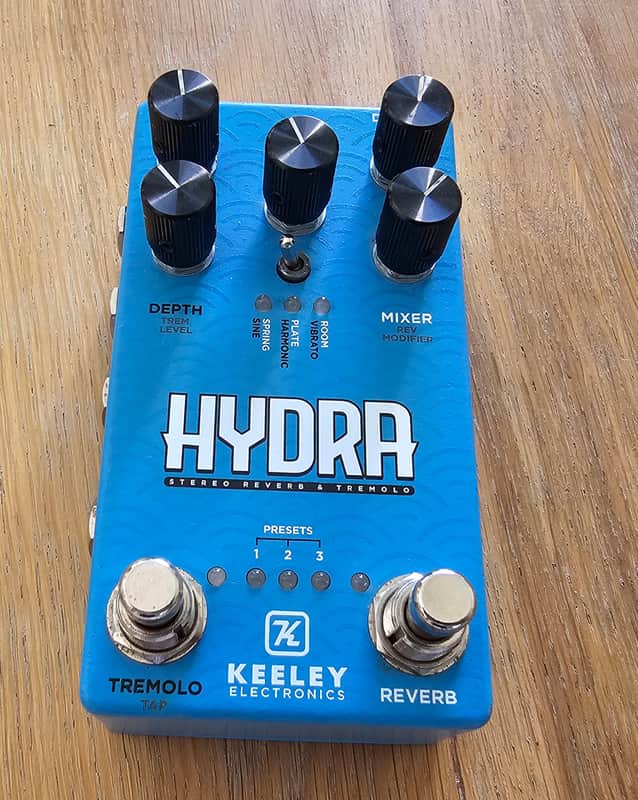 Keeley Hydra Stereo Reverb & Tremolo