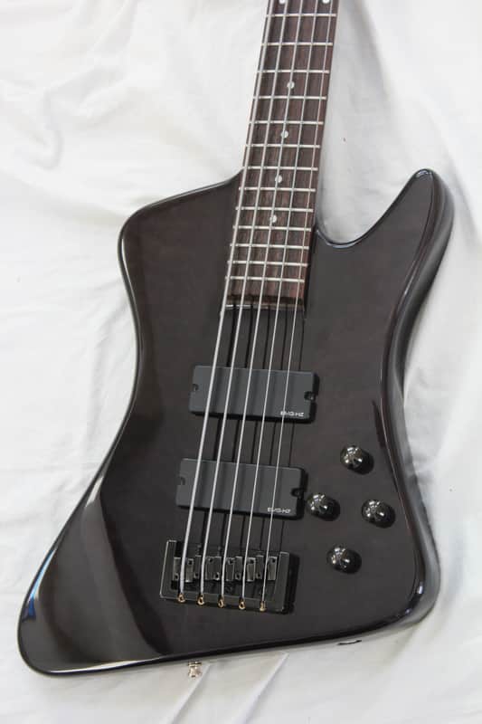 Spector Professional Series Rex Brown 5 Signature 5 String Electric Bass Transparent Black Quilt image 1