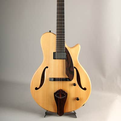 Nishgaki Guitars Arcus Thinbody Archtop Natural | Reverb