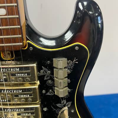 Vintage 1960's Teisco Del Rey ET-440 Spectrum 4 Sunburst Electric Guitar Made in Japan image 10
