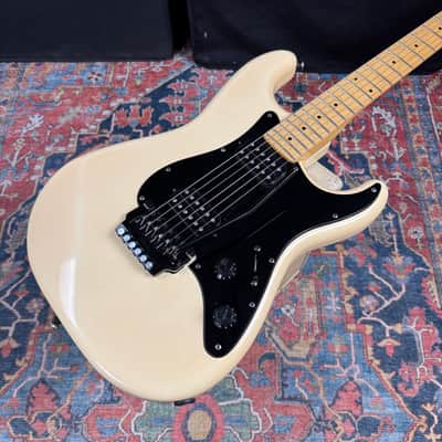 1985 Fender Boxer Stratocaster Model ST-555 w/System I Trem - Vintage White image 4