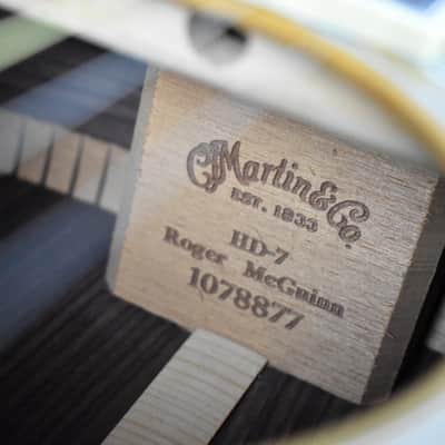 2008 Martin HD-7 Signature Edition Roger McGuinn Acoustic Guitar Natural w/OHSC image 24