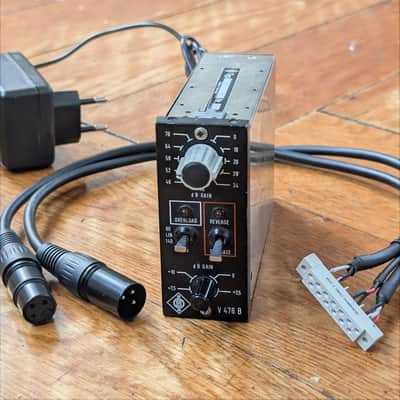 With audio demo: Neumann V476b mic preamp - Discrete & transformer balanced - Plug & Play image 1