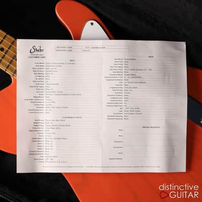 Suhr Classic T Custom - Trans Fiesta Red image 14