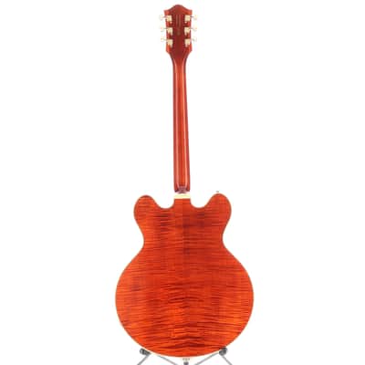 Gretsch Broadkaster LX Figured Center Block with String-Thru Bigsby, Bourbon Stain, Fully Refurbished (RC1) (03235) image 6