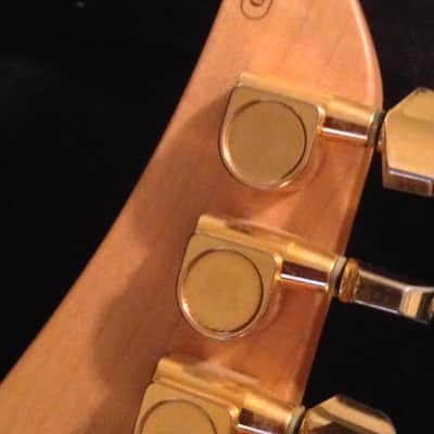 Very Rare Yamaha RGX 821D flamed Brown Burst MIJ factory scalloped neck hardcase was over $1000 new image 12