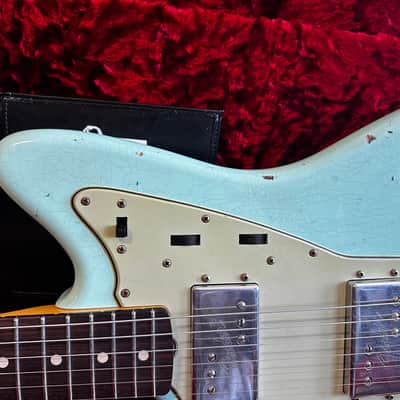 Fender Custom Shop Dealer Select '61 Jazzmaster Wide Range Relic Left-Handed 2022 - Surf Green image 6