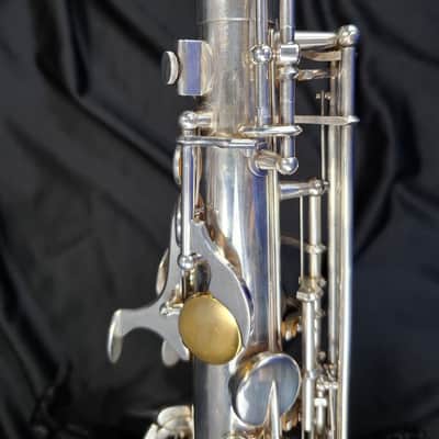NO TARIFFS - Yamaha YAS-62S Silver Alto Saxophone Purple Logo image 15