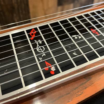 Marlen D-10 3x5 Single Pedal Steel 1970s - Wood Grain with Original Case image 17