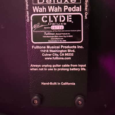 Fulltone Clyde Deluxe Wah 2004 - Present - Black image 2