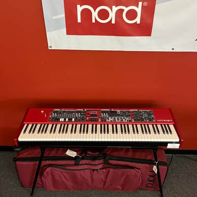 Nord Stage 4 HA88 Hammer Action 88-Key Digital Piano - Red PACKAGE DEAL image 4