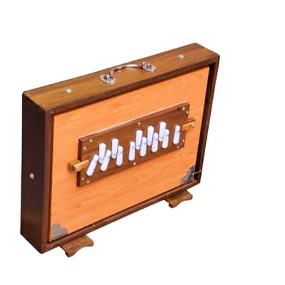 SHRUTI BOX~BIG SIZE (16" X 12" X 3")~13 NOTES~440Hz~MANTRA~CHANT~YOGA~WITH BAG image 2