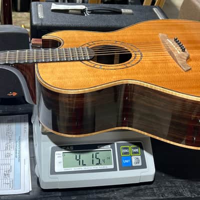 Abe Wechter Elite Series 2005 an insane rare Shakti style cutaway w/Abe's scalloped fingerboard. image 15