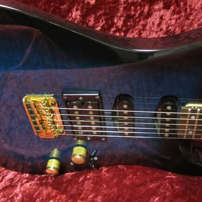 Fernandes AFR-55 1996 Blue Burst Quilt Gold Hardware Factory Gotoh's! image 4