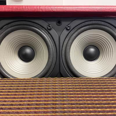 Phil Jones PB100 100w Neo 5x2" Powered Bass Cabinet 2010s - Red image 2
