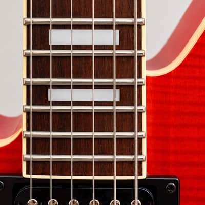Lefty Bayonet RA(Railhammer) FM (Flame Maple) in Rock Orange image 13