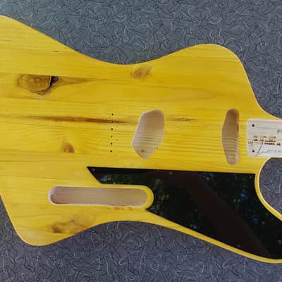 Guitar Body Firebird Tele Style Nitro Finish Nomoonlaser pickguard included image 1