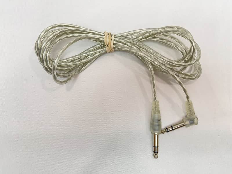 Roland PCS-11F CLEAR Stereo (TRS) 11' Patch Cable Cables Wire Cord 1/4" image 1