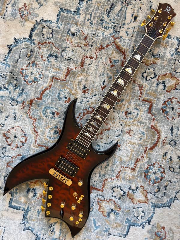 B.C. Rich Custom Shop Bich 10 Supreme Brazilian Rosewood 2025 - Sculpin Burst image 1