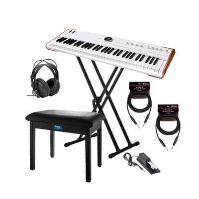 Arturia AstroLab 61-Key Stage Keyboard with Stand, Bench and Headphones Bundle