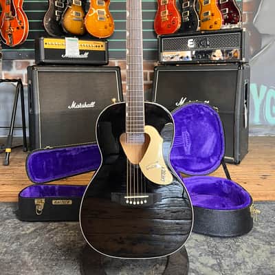 Gretsch G5021E Penguin Black 2022 Parlor Electro-Acoustic Guitar image 1
