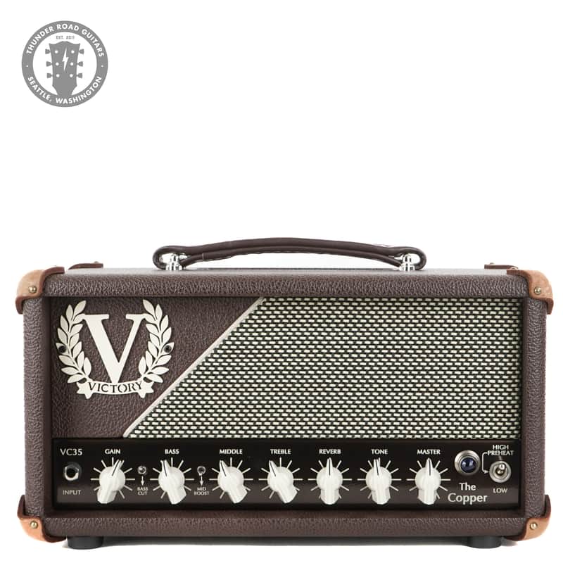 Used Victory VC35 The Copper Guitar Amplifier Head, Wooden Sleeve, 30 Watts image 1