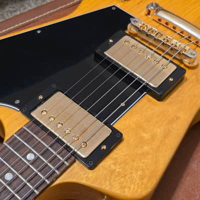 Gibson 2022 Korina Custom Shop '58 Explorer Reissue Guitar, OHSC, COA & All Case Candy, MINT image 6