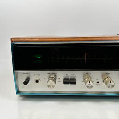 Sansui 5000A AM/FM Tuner Amplifier w/ Wood Cabinet image 3