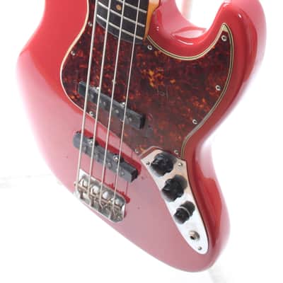 1964 Fender Jazz Bass fiesta red image 3