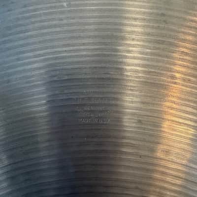 Vintage Zildjian 20" 1970's Thin Stamp A Ride - 2186g (video demo) image 4
