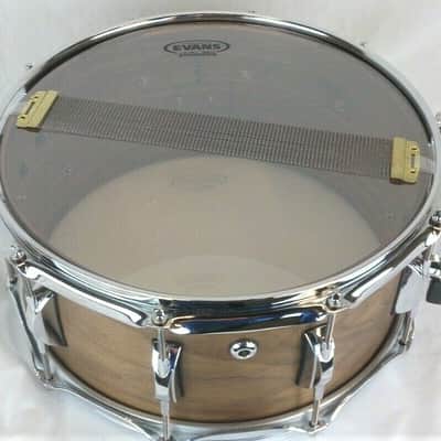 Click Custom Icon Snare Drum 6.5x14 6ply Walnut Natural Satin Oil image 6