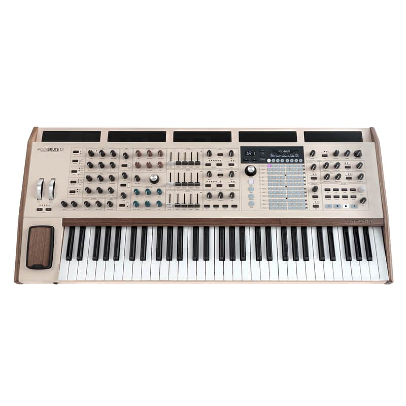 Arturia Polybrute 12 61-Key 12-Voice Polyphonic Synthesizer Keyboard image 1