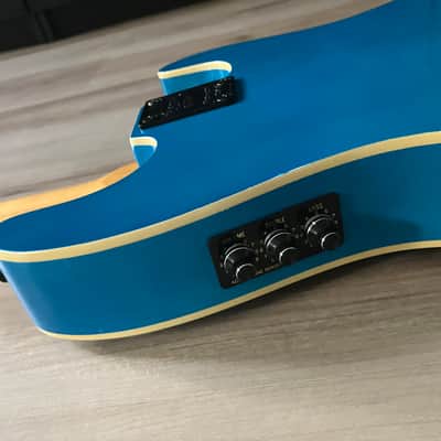 Kramer Ferrington 1980 - Neon Blue Left Handed Custom Order Case image 11