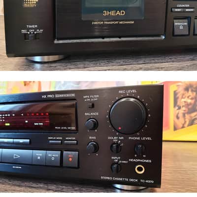 Sony TC-K 570 Rare Vintage Stereo Cassette Deck Serviced Working 3 Head Warranty image 6