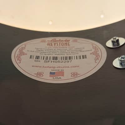 Ludwig LKS784XX-BH Keystone X 8x14" Snare Drum Night Oak image 3