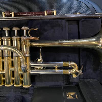 Bach Stradivarius AP190 Artisan Piccolo Trumpet Lacquer Osmun Blueprinted image 2