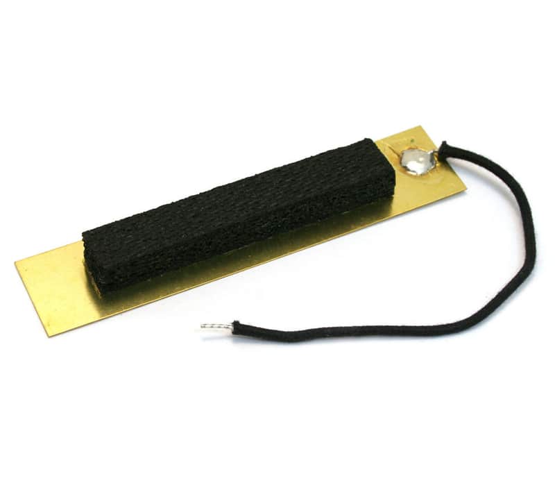 Fender Vintage Jazz Bass Pickup Shield Assembly with Ground Wire image 1