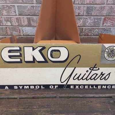 Vintage 1960's Eko Guitar Dealer Music Store Stand! RARE, Original Display Piece! image 2