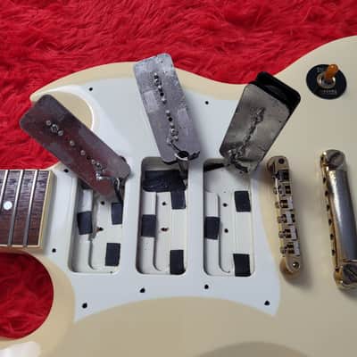 Super Rare 1989 Greco SS-70S - White - SG Special with 3 x Hot Lick P-90 Pickups - All Original - Made In Japan MIJ image 21