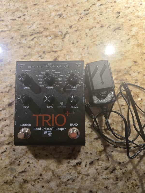 DigiTech TRIO Plus Band Creator + Looper 2010s - Black image 1