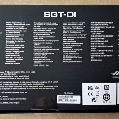 Ampeg SGT-DI Bass Preamp / DI 2023 - Present - Silver / Black image 10