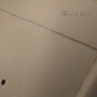 Ludwig Vintage 1967 super classic 22" bass drum shell White Marine Pearl excellent image 12