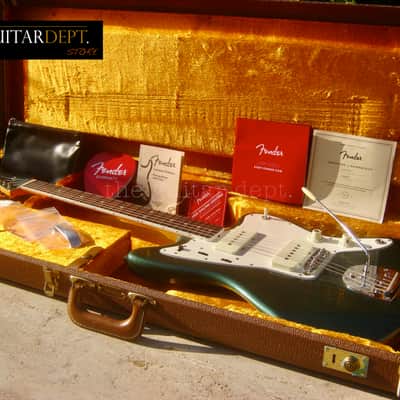 ♚AS NEW♚CRAZY RARE!♚ 2020 FENDER American Vintage Reissue JAZZMASTER USA ♚9.5" Radius !♚ '65 * 1965 ♚SHERWOOD GREEN METALLIC !!! ♚ 8.1 LBS image 1