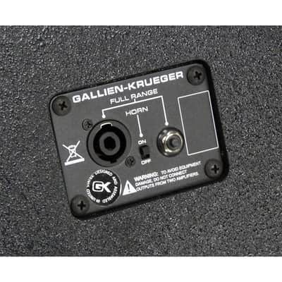 Gallien-Krueger CX 210 Bass Speaker Cabinet (400 Watts, 2x10"), 8 Ohms image 4