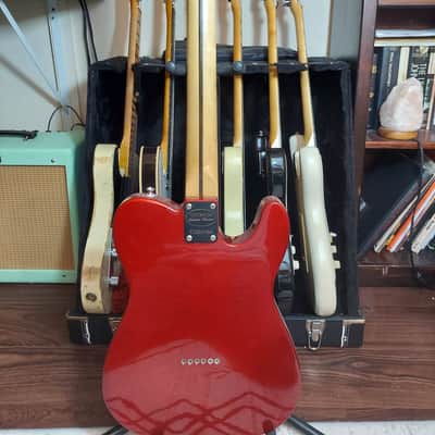 iFusion® Tributer® Metal TM-FIRE Left Handed Telecaster Style Electric Guitar - Metallic Red image 7
