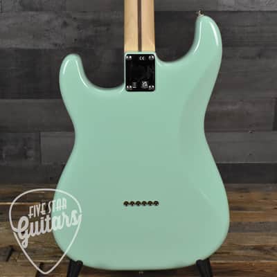 Mint Fender LTD Tom DeLonge Stratocaster - Surf Green with Deluxe Gig Bag image 5